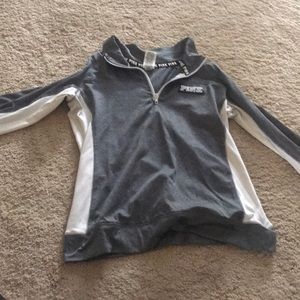 Pink half zip